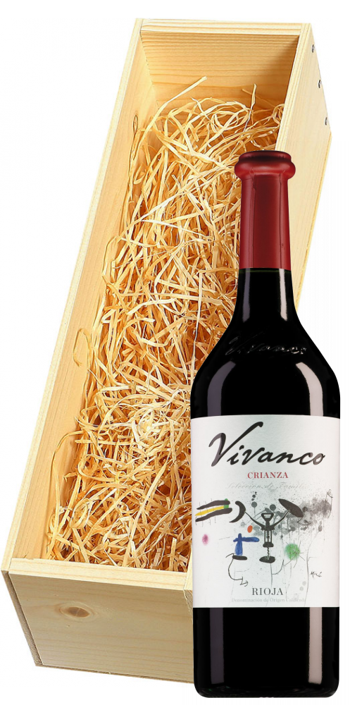 Wijnkist met Vivanco Rioja Crianza