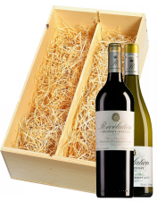 Wijnkist met Revelation Pays d'Oc Cabernet-Merlot en Chardonnay